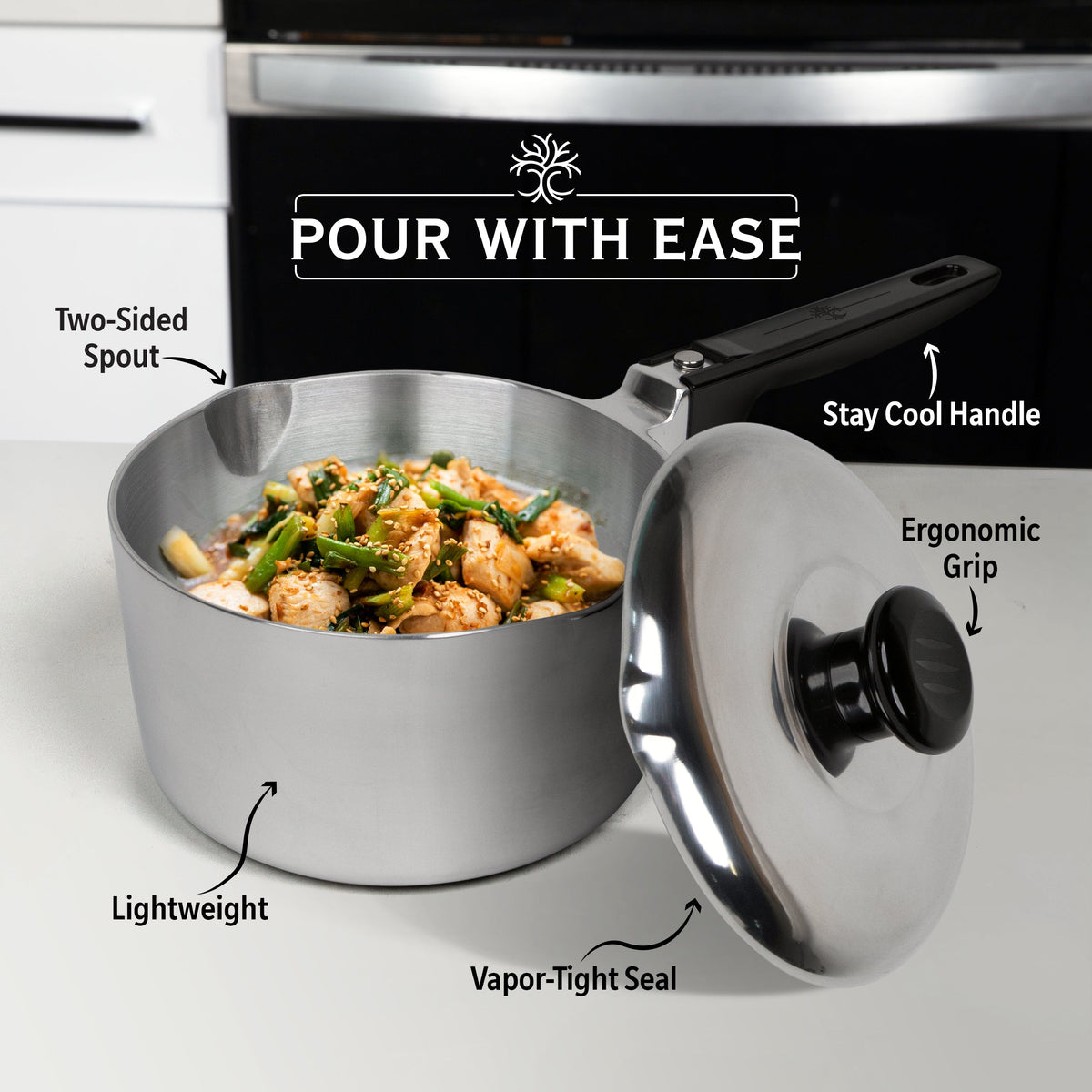 2 Quart Sauce Pan with Lid