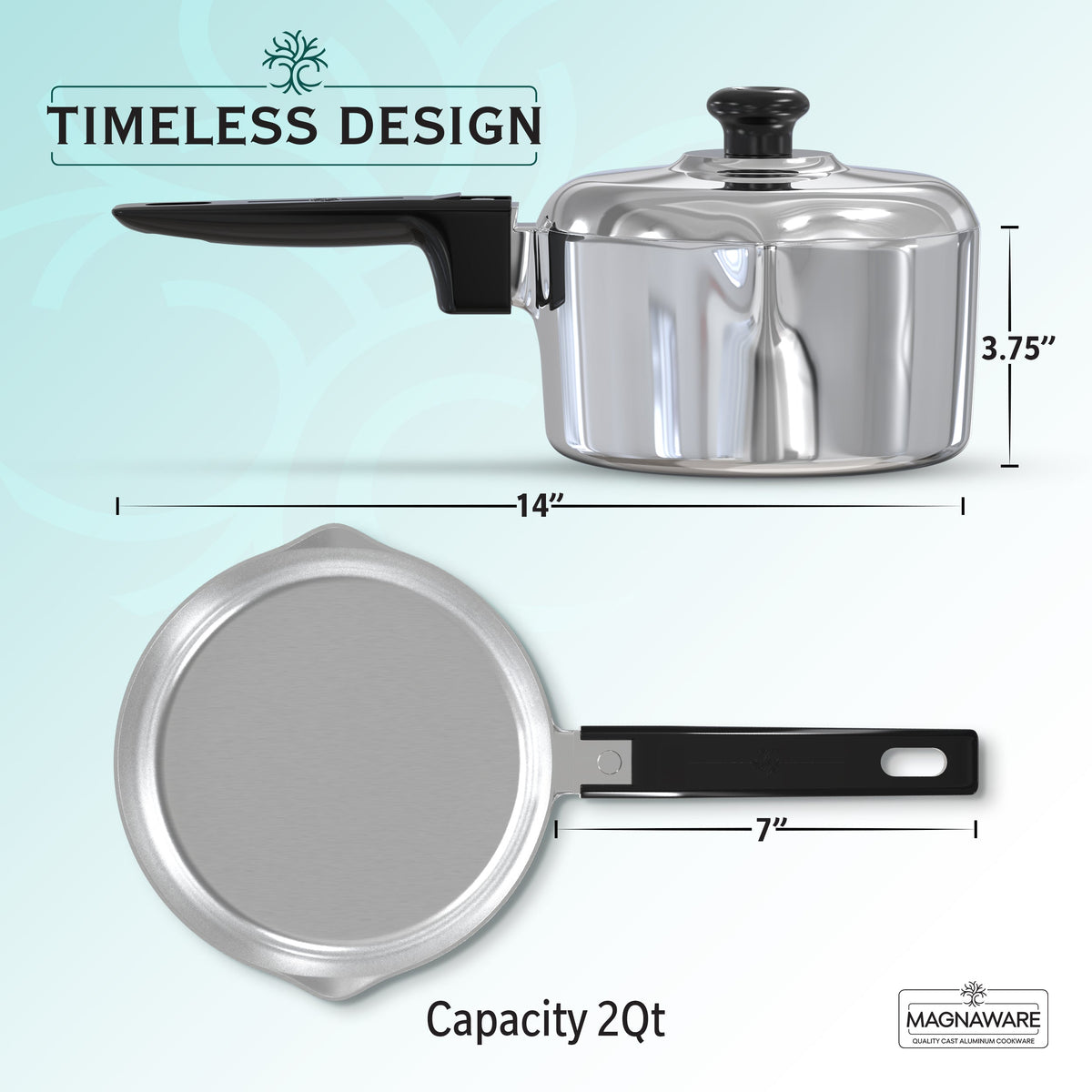 2 Quart Sauce Pan with Lid