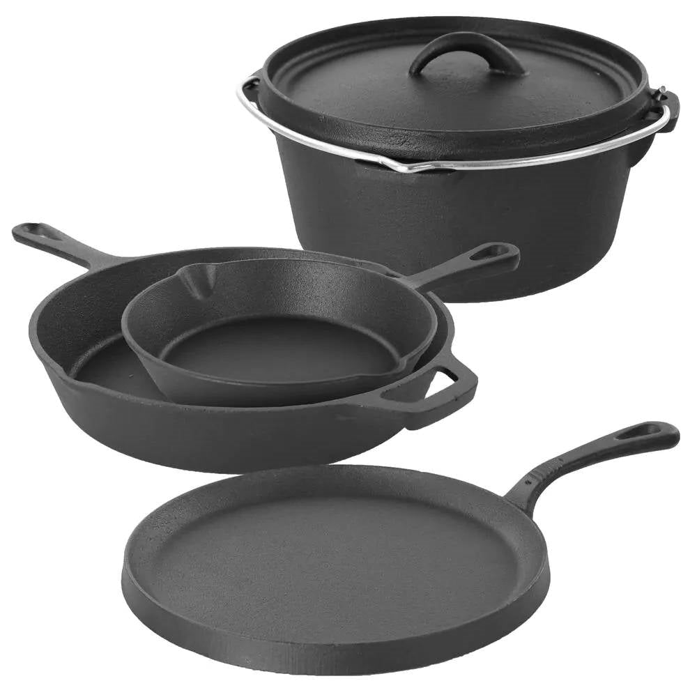 5-Piece Cast Iron Cookware Set