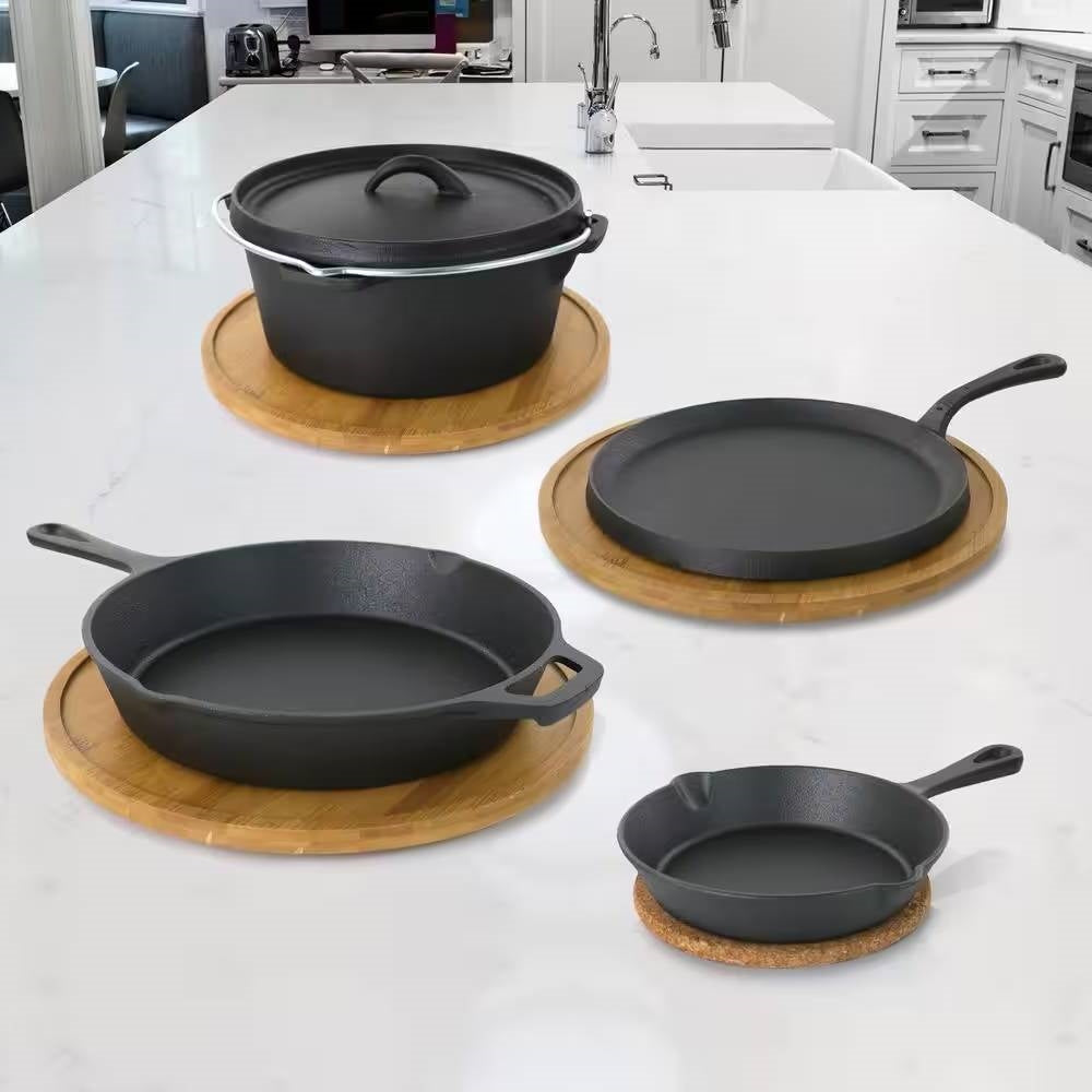 5-Piece Cast Iron Cookware Set