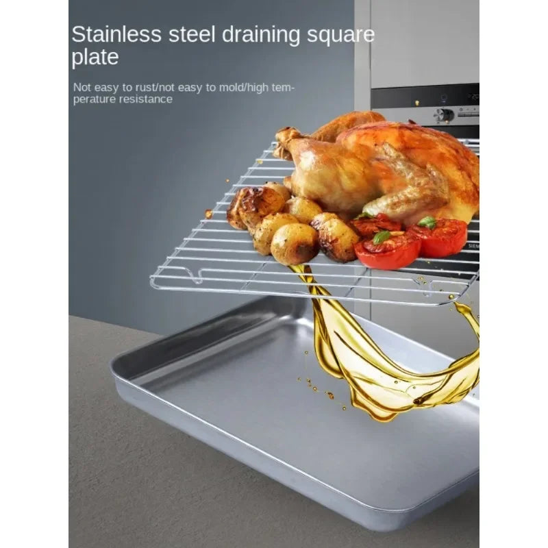 Stainless Steel BBQ & Steaming Mesh Rack