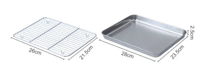 Stainless Steel BBQ & Steaming Mesh Rack