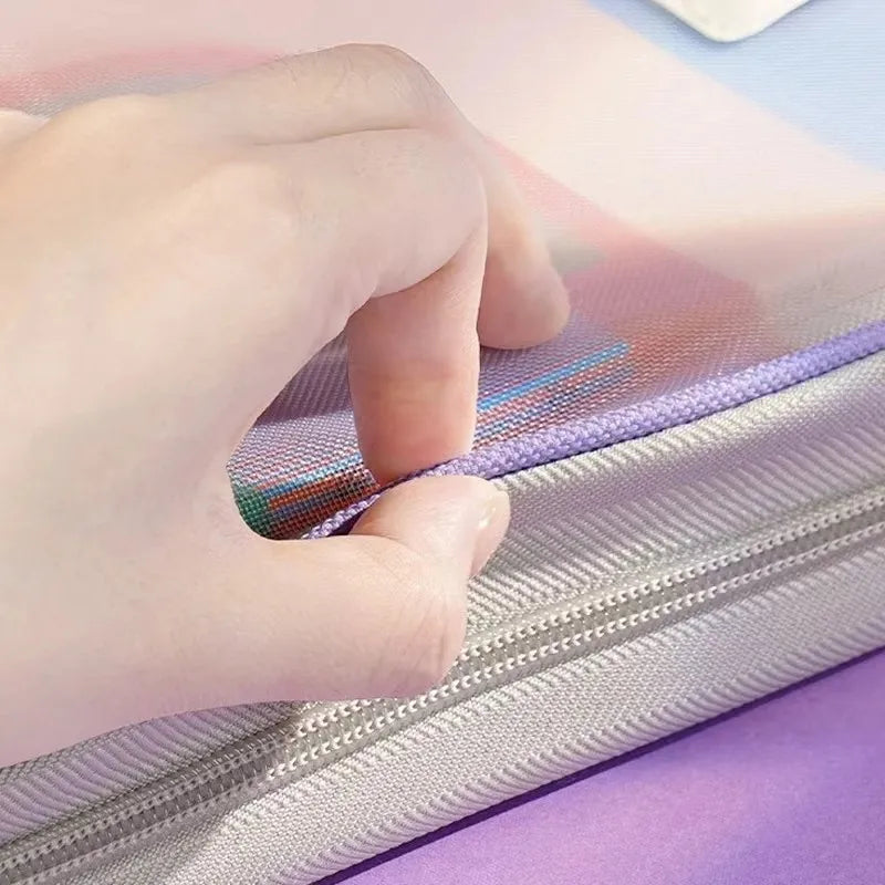 A4 Mesh Zipper Document Storage Folder