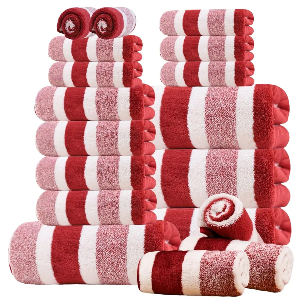 18-Piece Quick-Dry Bath Towel Set