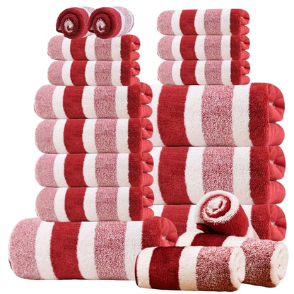 18-Piece Quick-Dry Bath Towel Set