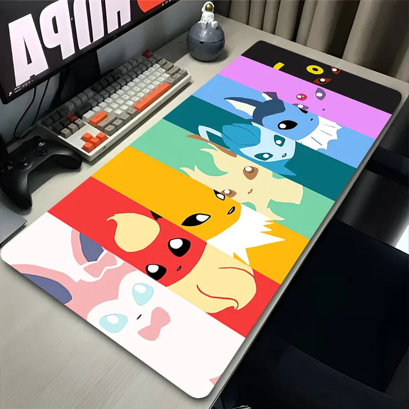 Eevee Anime Gaming Desk Mat