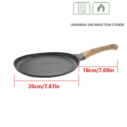 Flat-Bottom Nonstick Frying Pan
