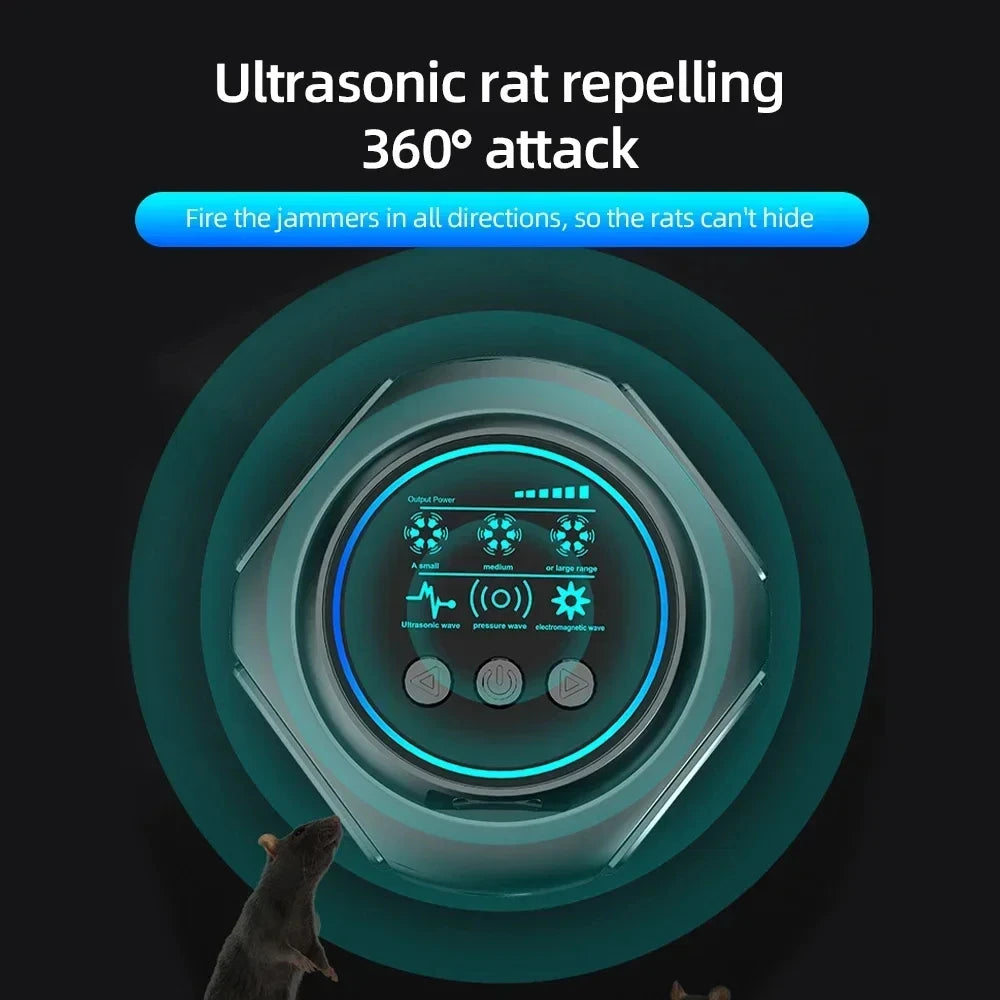 PestPulse™ Repeller 🐭🔊 — Smart Ultrasonic Pest Control