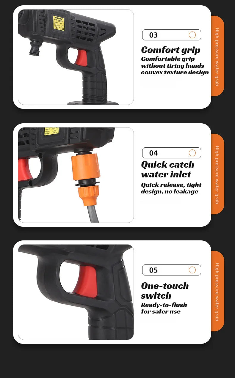 GMY Cordless Rechargeable Pressure Washer