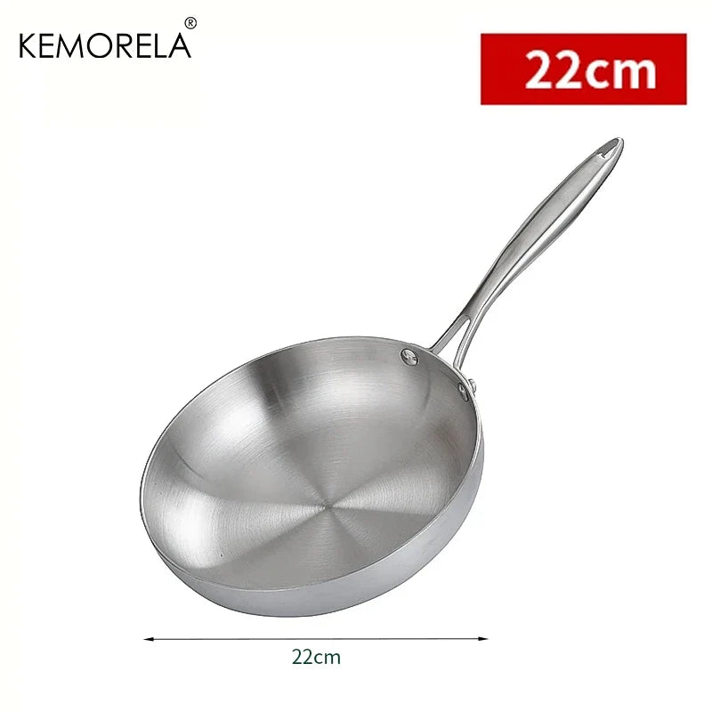 304 Stainless Steel Frying Pan