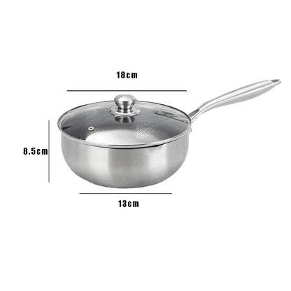 Stainless Steel Honeycomb Frying Pan