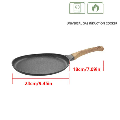 Flat-Bottom Nonstick Frying Pan
