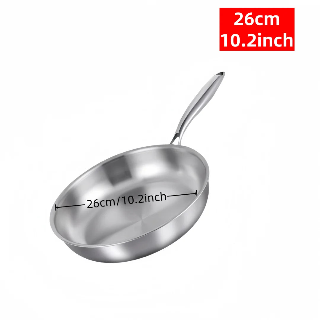 304 Stainless Steel Frying Pan