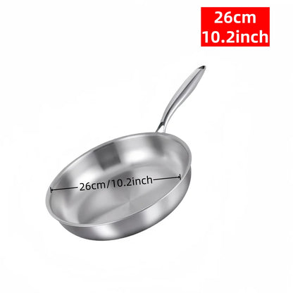 304 Stainless Steel Frying Pan