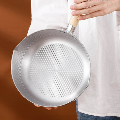 430 Stainless Steel Saucepan with Wooden Handle