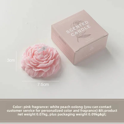 Handmade Peony Scented Soy Wax Candle