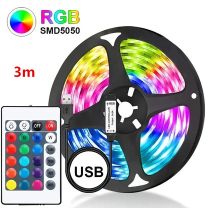 Smart RGB LED Strip Lights with Music Sync