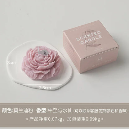 Handmade Peony Scented Soy Wax Candle
