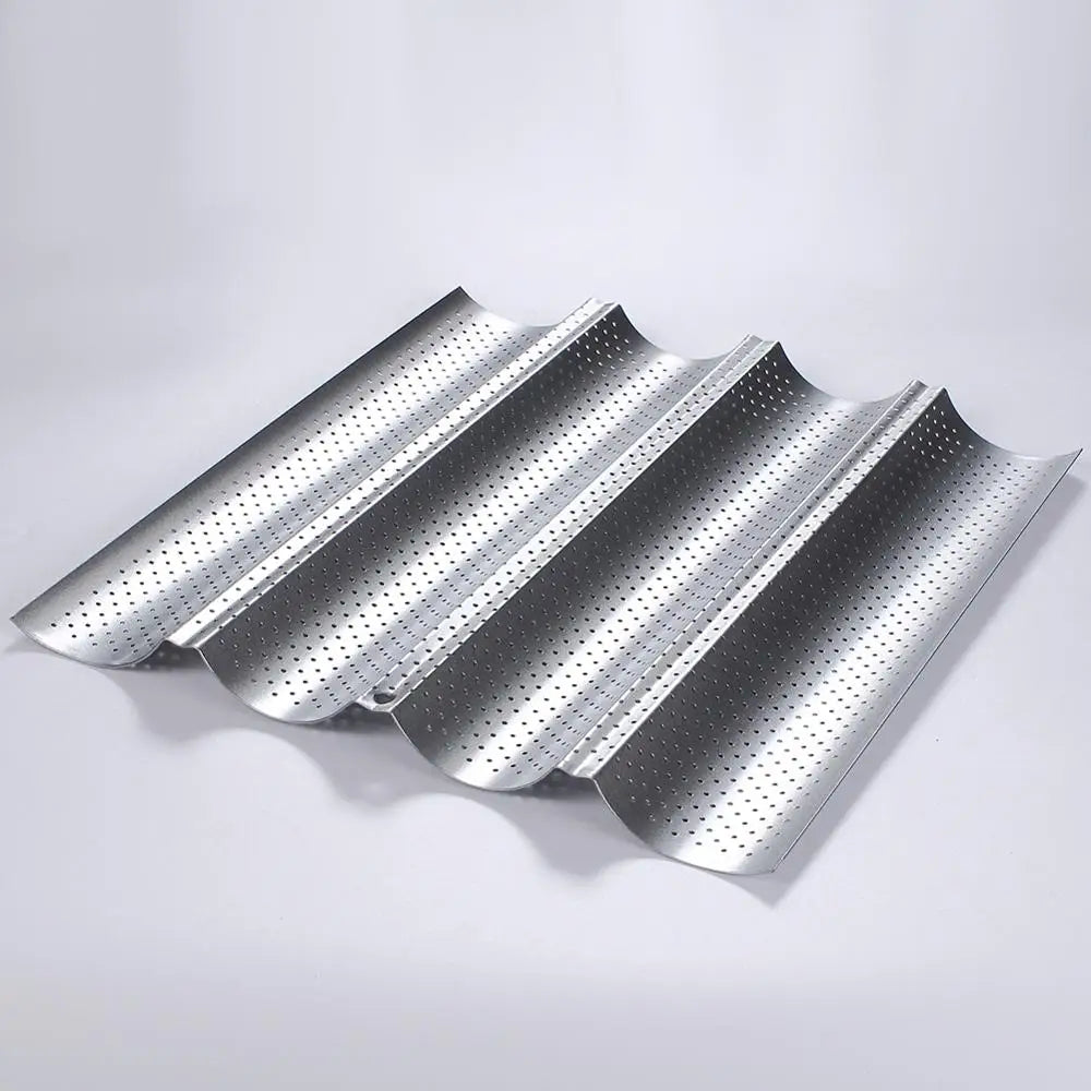 Nonstick Perforated Baguette Baking Pan
