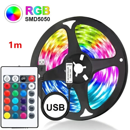 Smart RGB LED Strip Lights with Music Sync