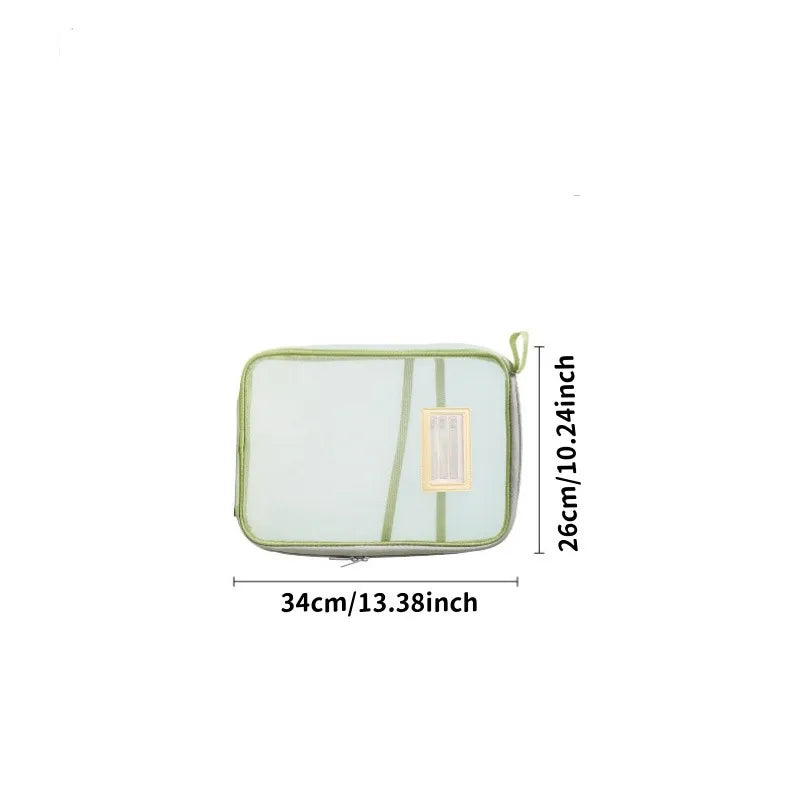 A4 Mesh Zipper Document Storage Folder