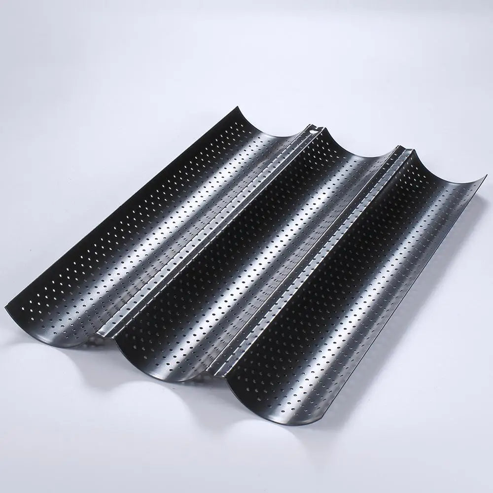 Nonstick Perforated Baguette Baking Pan
