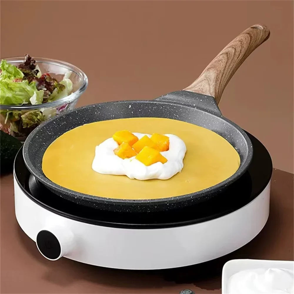 Flat-Bottom Nonstick Frying Pan