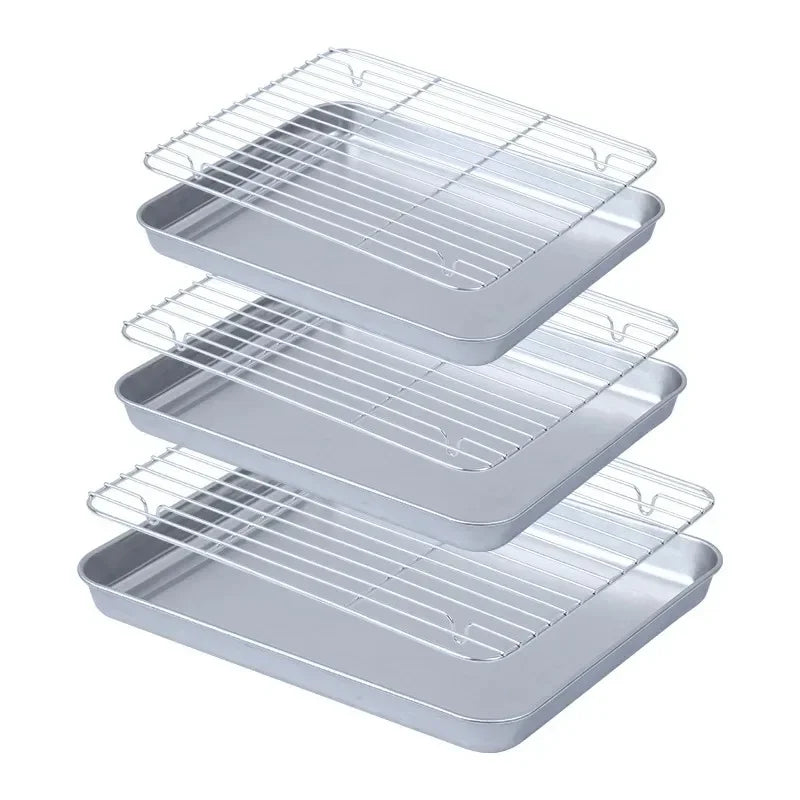 Stainless Steel BBQ & Steaming Mesh Rack
