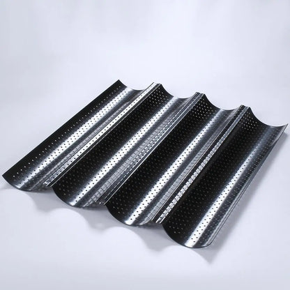 Nonstick Perforated Baguette Baking Pan