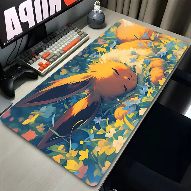 Eevee Anime Gaming Desk Mat