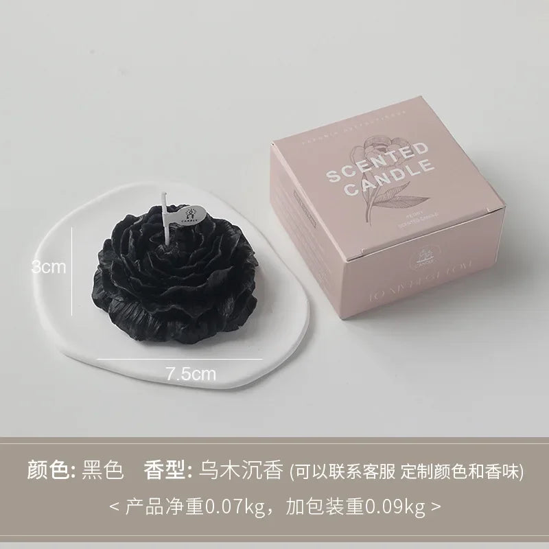 Handmade Peony Scented Soy Wax Candle