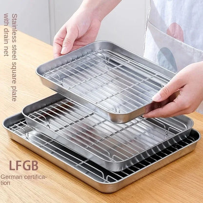 Stainless Steel BBQ & Steaming Mesh Rack