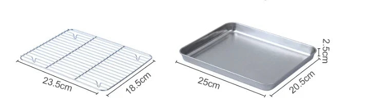 Stainless Steel BBQ & Steaming Mesh Rack