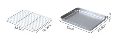 Stainless Steel BBQ & Steaming Mesh Rack