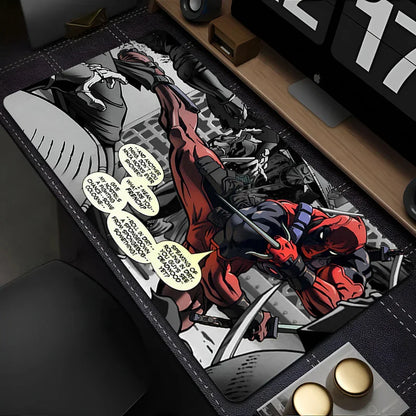 Deadpool Gaming Desk Mat, 900 × 400mm