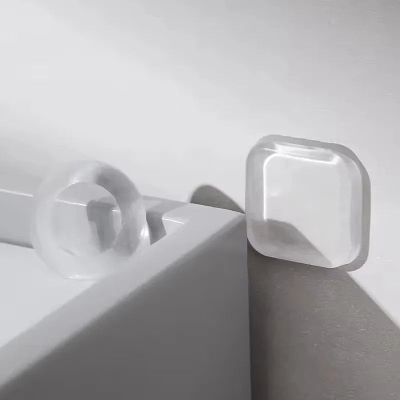 Clear Rubber Door Knob Wall Protector