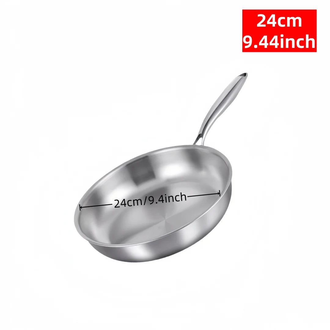 304 Stainless Steel Frying Pan