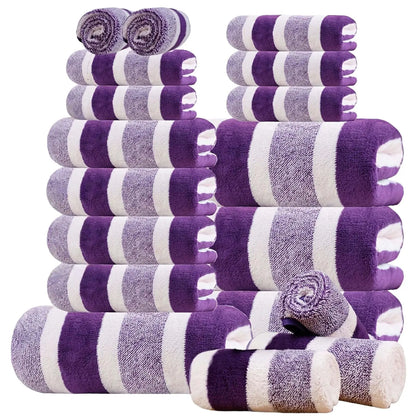 18-Piece Quick-Dry Bath Towel Set