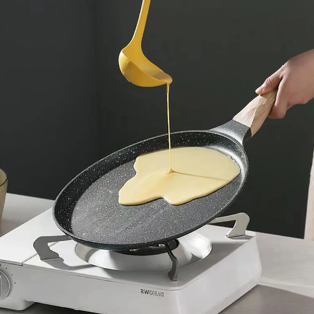 Flat-Bottom Nonstick Frying Pan
