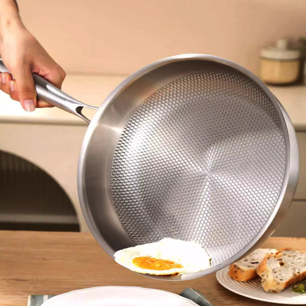 304 Stainless Steel Wok