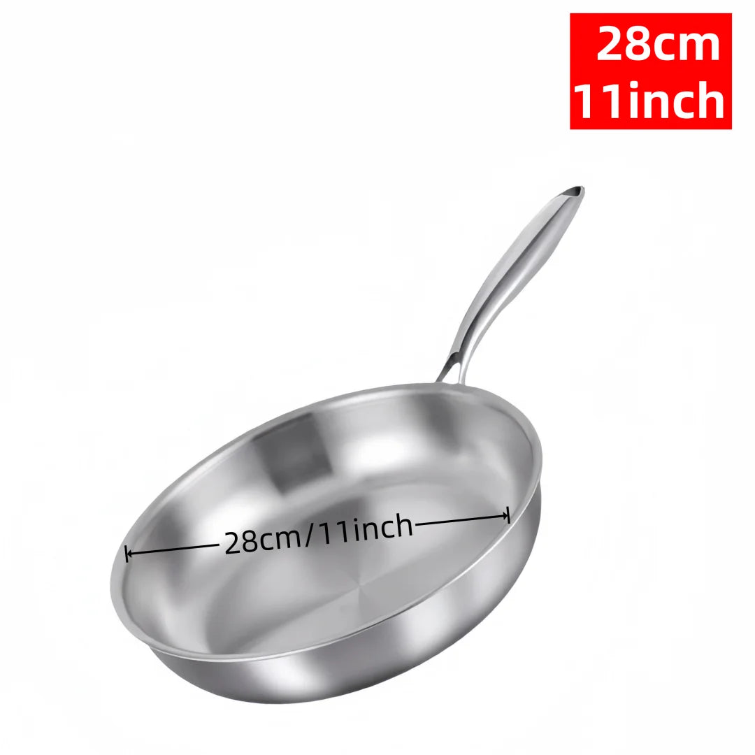 304 Stainless Steel Frying Pan