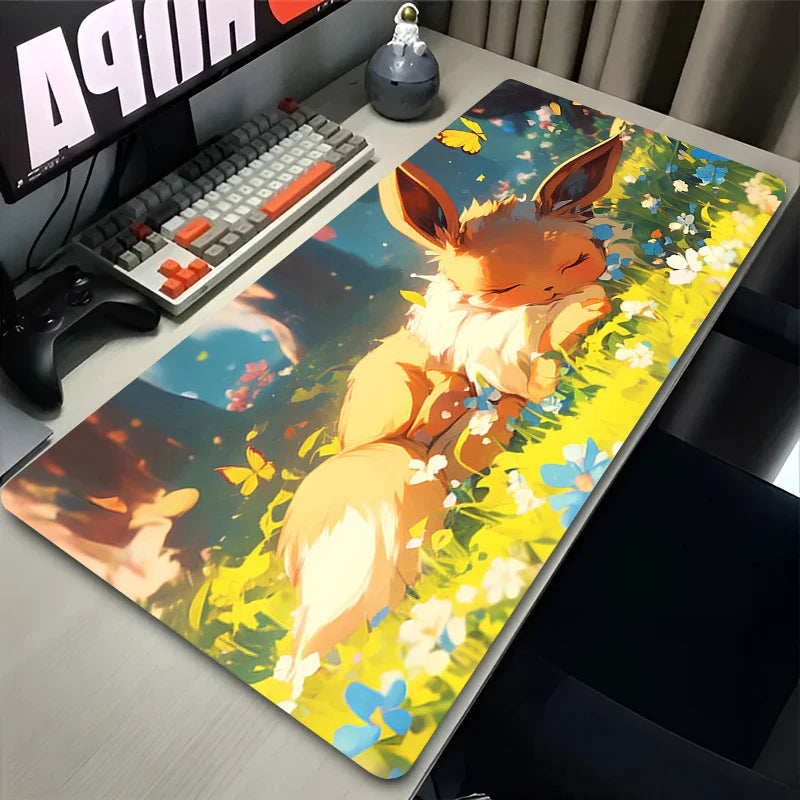 Eevee Anime Gaming Desk Mat