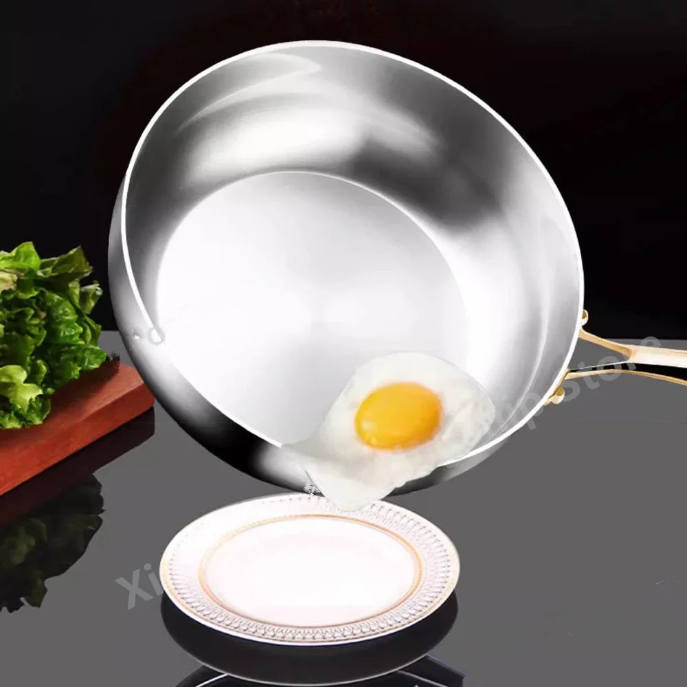 316 Stainless Steel Deep Wok