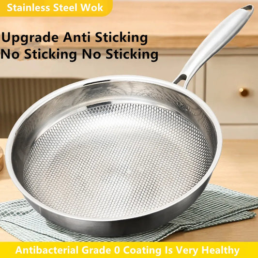 304 Stainless Steel Wok