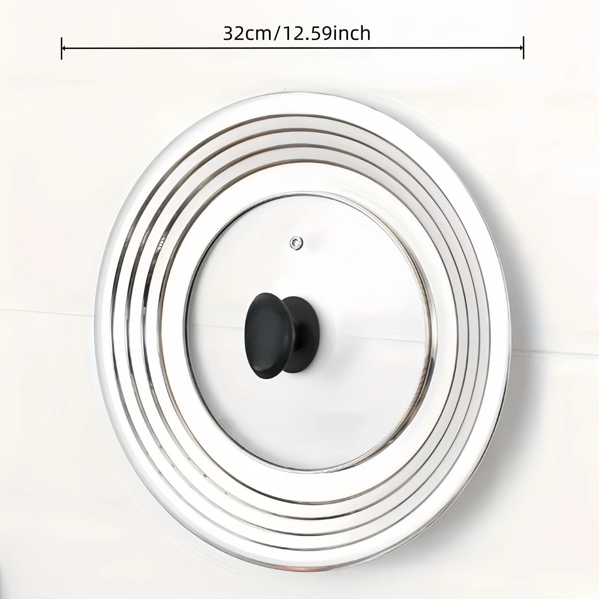 Universal Stainless Steel Pot & Pan Lid, 8.66–11 Inch