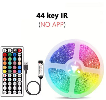 Smart RGB LED Strip Lights with Music Sync