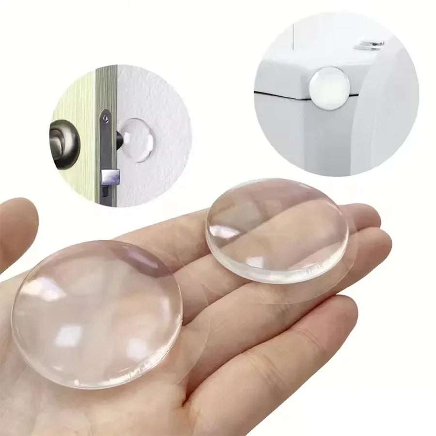 Clear Rubber Door Knob Wall Protector