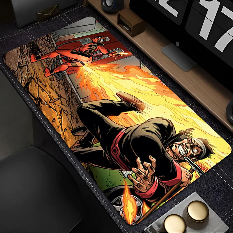 Deadpool Gaming Desk Mat, 900 × 400mm
