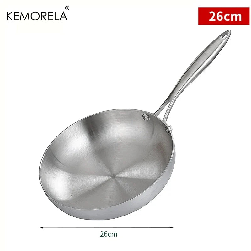 304 Stainless Steel Frying Pan