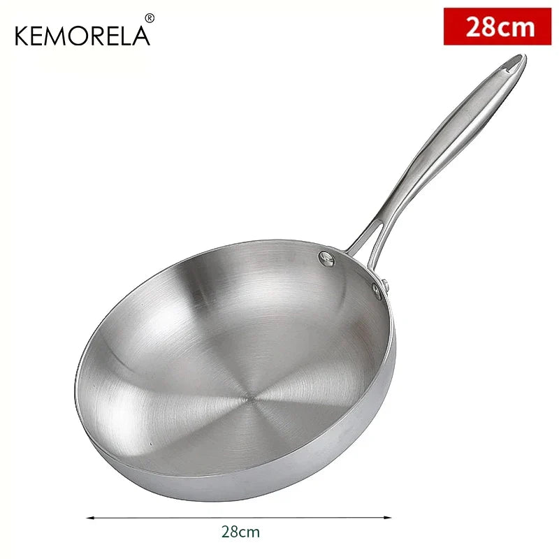 304 Stainless Steel Frying Pan